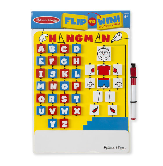 2095 - Melissa & Doug Flip-to-Win Hangman Travel Game