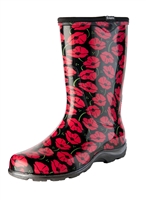 Poppies Red Slogger Boot