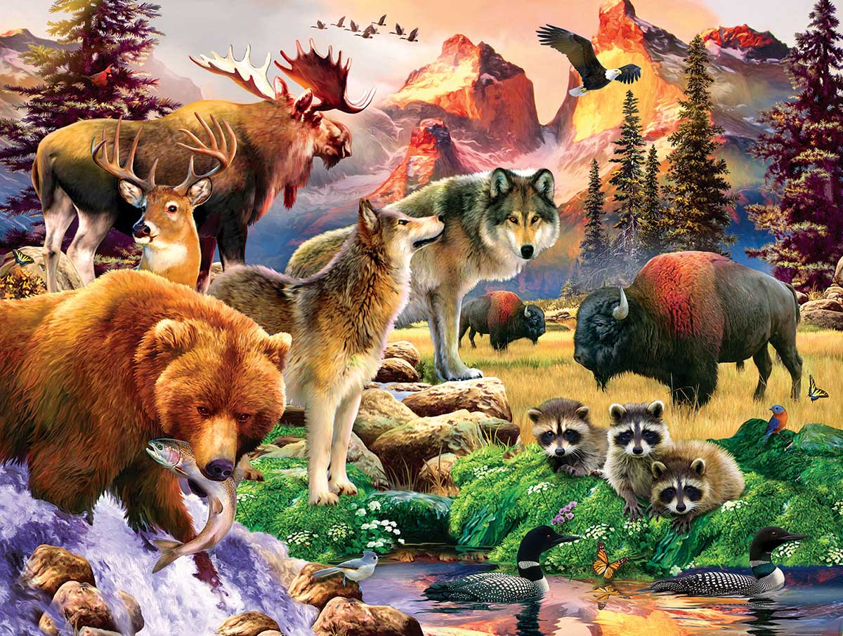SunsOut Puzzle - #54919 The Great Outdoors - 300pc Large Format Jigsaw Puzzle