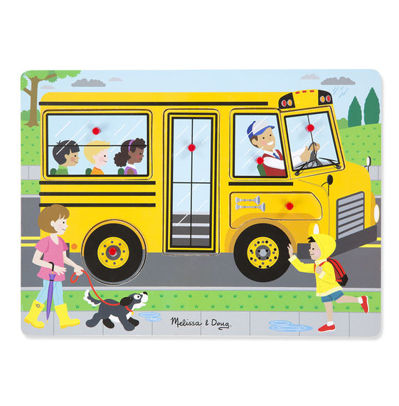 739 - Melissa & Doug The Wheels on the Bus Sound Puzzle