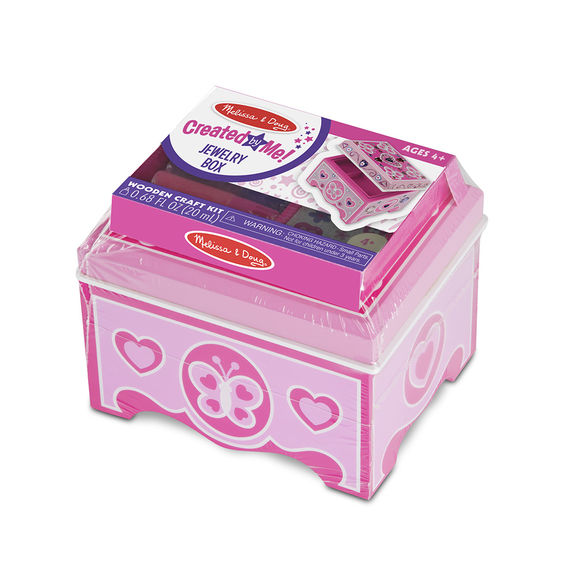 8861 - Melissa & Doug Decorate-Your-Own Wooden Jewelry Box