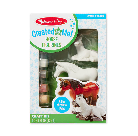 8867 - Melissa & Doug Decorate-Your-Own Horse Figurines