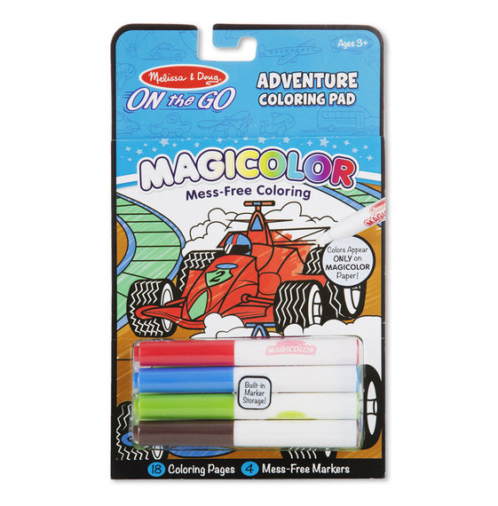 9129 - Melissa & Doug Magicolor On-the-Go Games & Adventure Coloring Pad