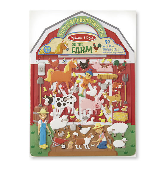 9408 - Melissa & Doug Puffy Sticker Play Set: On The Farm