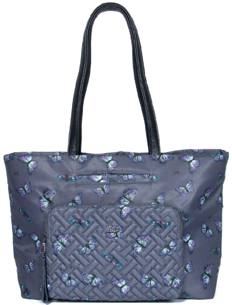 LUG - Arpeggio - Day, Office, Shopping Tote - Butterfly Grey