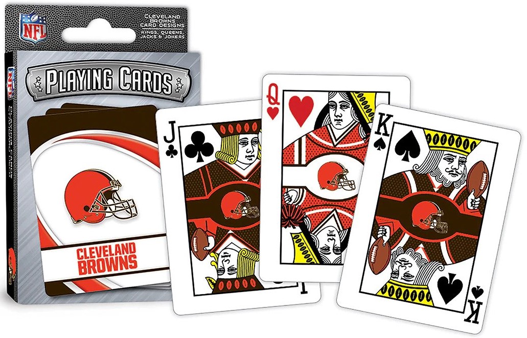 Leanin' Tree/Masterpieces Game - #CLB3100 NFL Cleveland Browns Playing Cards