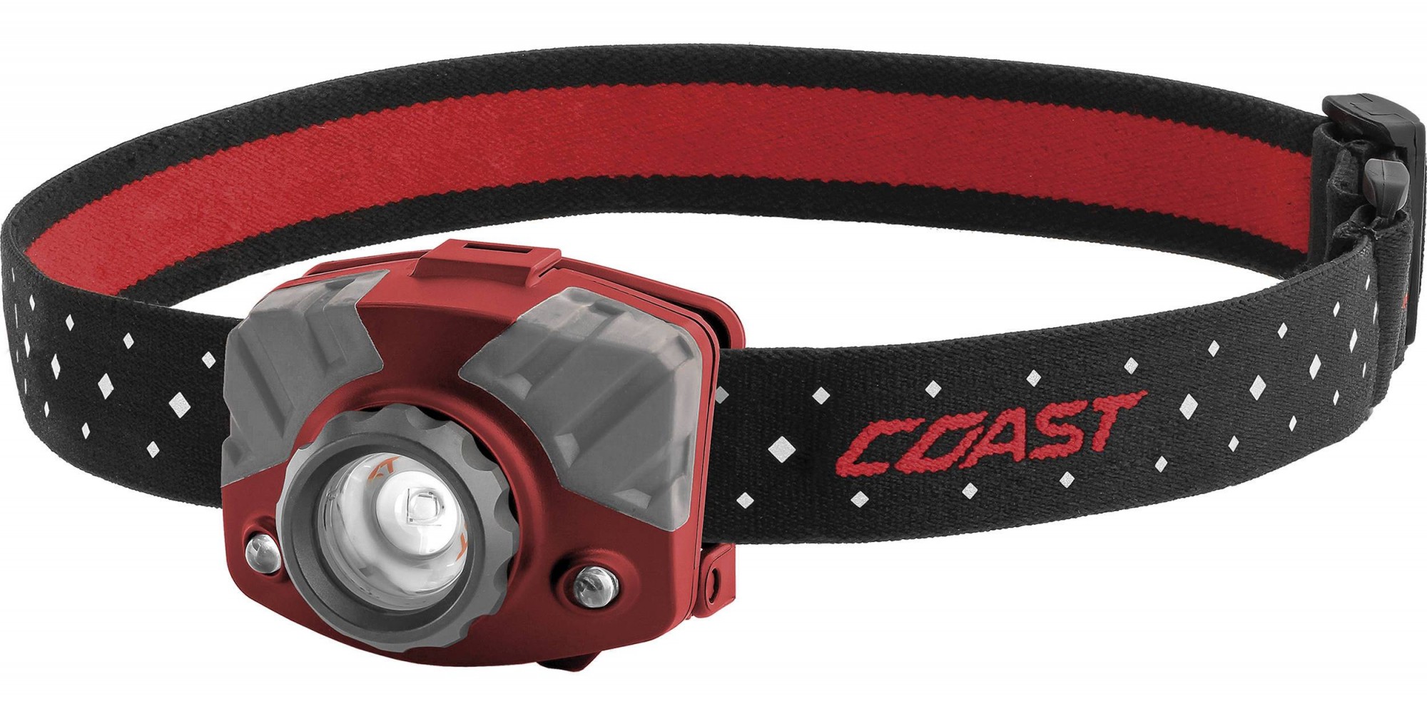 Coast FL75R Rechargeable Pure Beam Focus Headlamp - 20618, Red