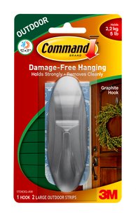 Outdoor Command Hooks and Clips