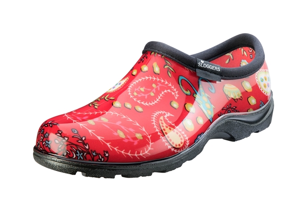 Paisley Red Slogger Shoe