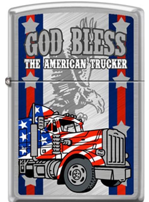 Zippo - #05171 God Bless the American Trucker Lighter