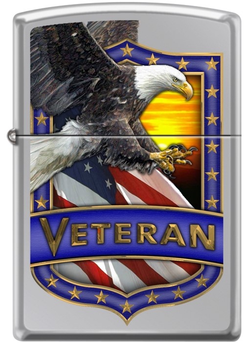 Zippo - #07182 Veteran Eagle Lighter