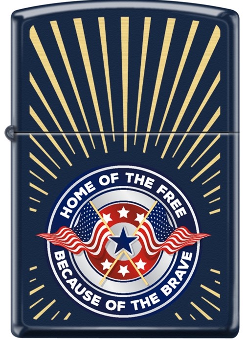 Zippo - #07207 Home of the Free Patriotic Lighter