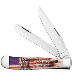 Case XX #10678 - Trapper - Patriotic CCI White Synthetic 
