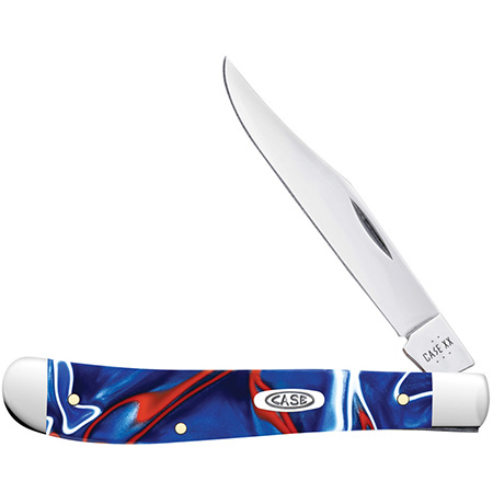 Case XX #11229 - Slimline Trapper - Patriotic Kirinite 