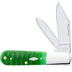Case XX #11443 - Barlow - Bright Green Bone - Gator Jig 