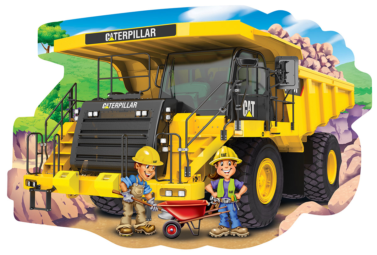 Leanin' Tree/Masterpieces Puzzle - #11735 Caterpillar: Dump Truck - 36pc Shaped Jigsaw Puzzle