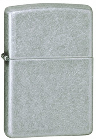 Zippo - #121FB Antique Silver Plate Lighter