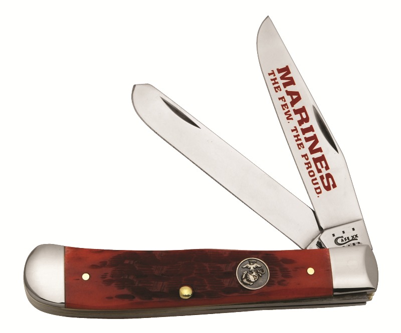Case XX #13172 - Trapper - United States Marine Corp Red 