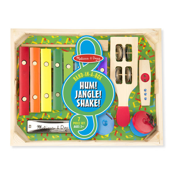 1318 - Melissa & Doug Band-in-a-Box Hum! Jangle! Shake!