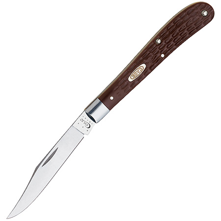 Case XX #00135 - Slimline Trapper - Brown Synthetic Standard Jig