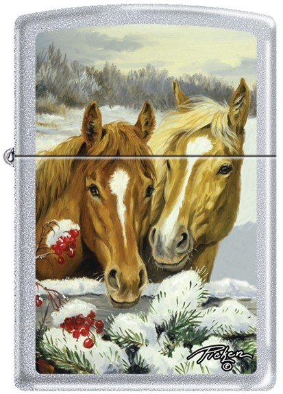 Zippo - #15414 Winter Horses Lighter
