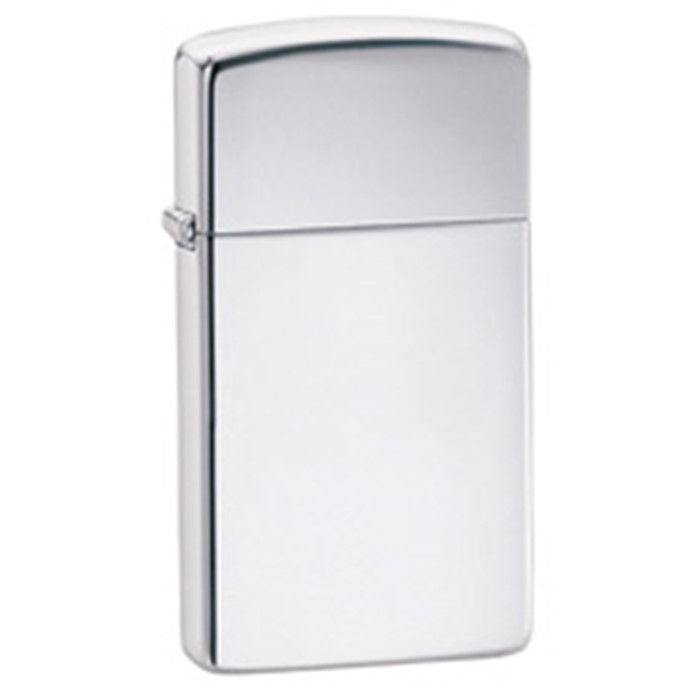 Zippo - #1610 Plain Slim High Polished Chrome Lighter