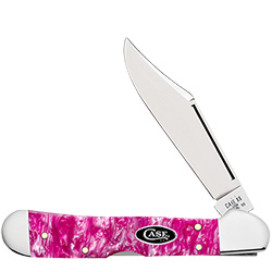 Case XX #16162 - Mini Copperlock - Pink Crackle Kirinite