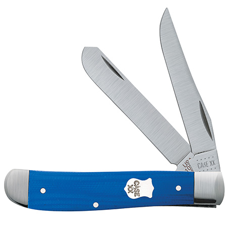 Case XX #16741 - Mini Trapper - Blue G-10 Smooth 