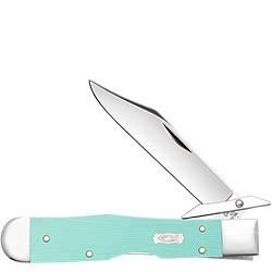 Case XX #18112 - Cheetah Cub - Seafoam Green G-10 - 2026 VAULT RELEASE