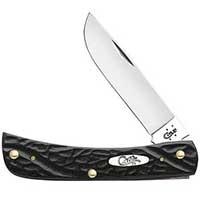 Case XX #18229 - Sod Buster Jr - Rough Black Synthetic
