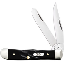 Case XX #18241 - Tiny Trapper - Jigged Rough Black® Synthetic