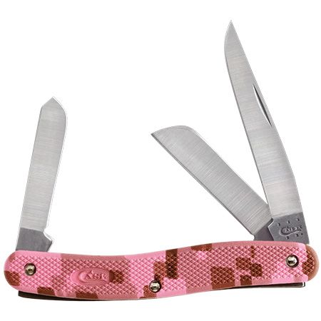 Case XX #18324 - Medium Stockman - Pink Camo Caliber