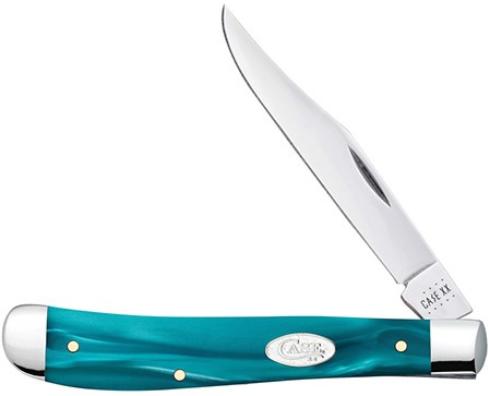 Case XX #18582 - Slimline Trapper - Spar XX Aqua Kirinite Smooth