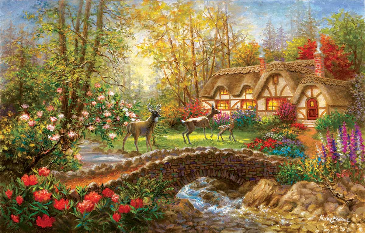 SunsOut Puzzle - #19146 Visiting - 1000pc Jigsaw Puzzle