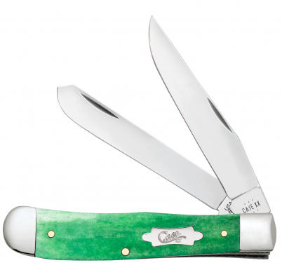 Case XX #19940 - Trapper - Smooth Emerald Green Bone