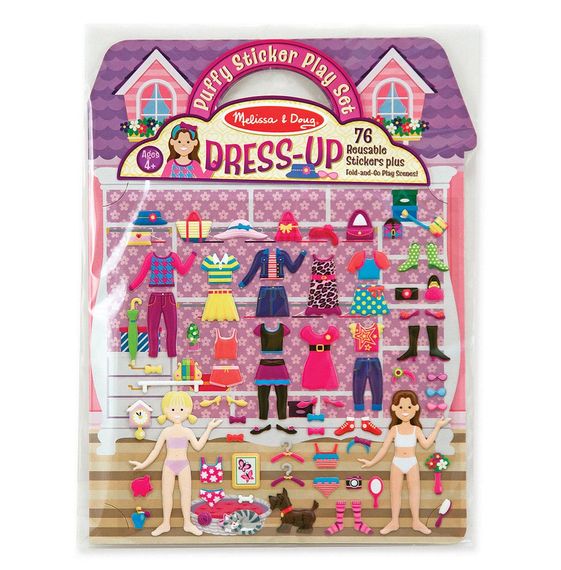 2195 - Melissa & Doug Puffy Sticker Play Set: Dress-Up