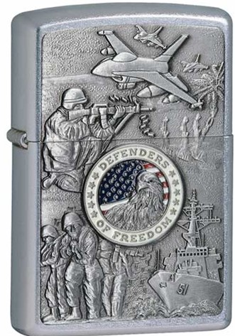 Zippo - #24457 Joined Forces Emblem Lighter