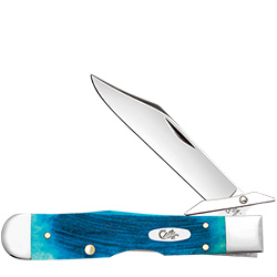 Case XX #25578 - Cheetah Cub - Caribbean Blue Bone, Sawcut Jig - 2026 VAULT RELEASE