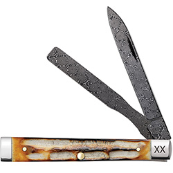 Case XX #27234 - Baby Doc - Burnt Natural Bone - Deep Canyon Jig - Damascus - 2025 VAULT RELEASE