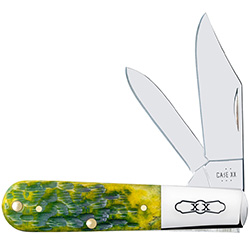 Case XX #27865 - Barlow - Green Apple Peach Seed Jig