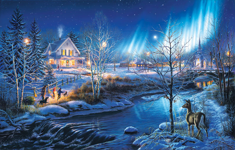SunsOut Puzzle - #28464 All is Bright - 1000pc Jigsaw Puzzle