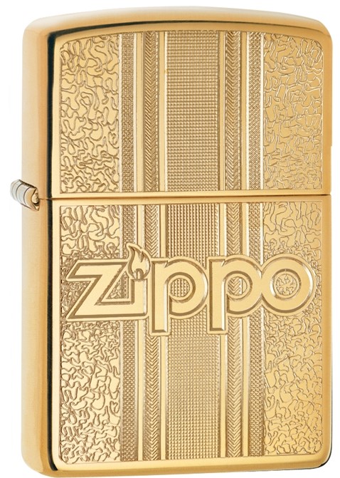 Zippo - #29677 Textures on Brass Lighter