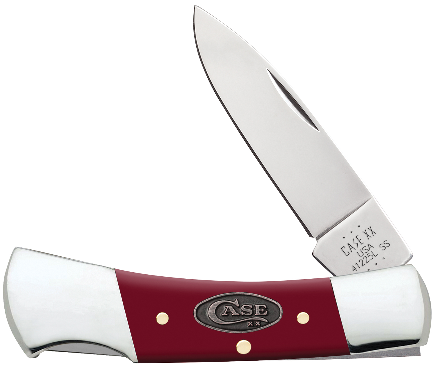 Case Knife #30466 - Lockback - Mulberry Smooth Synthetic