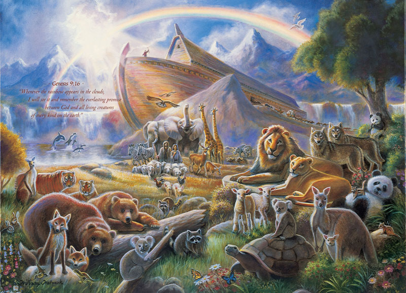 Leanin' Tree/MasterPieces Puzzle - #32078 Inspirational: Noah's Arc - 500pc Jigsaw Puzzle