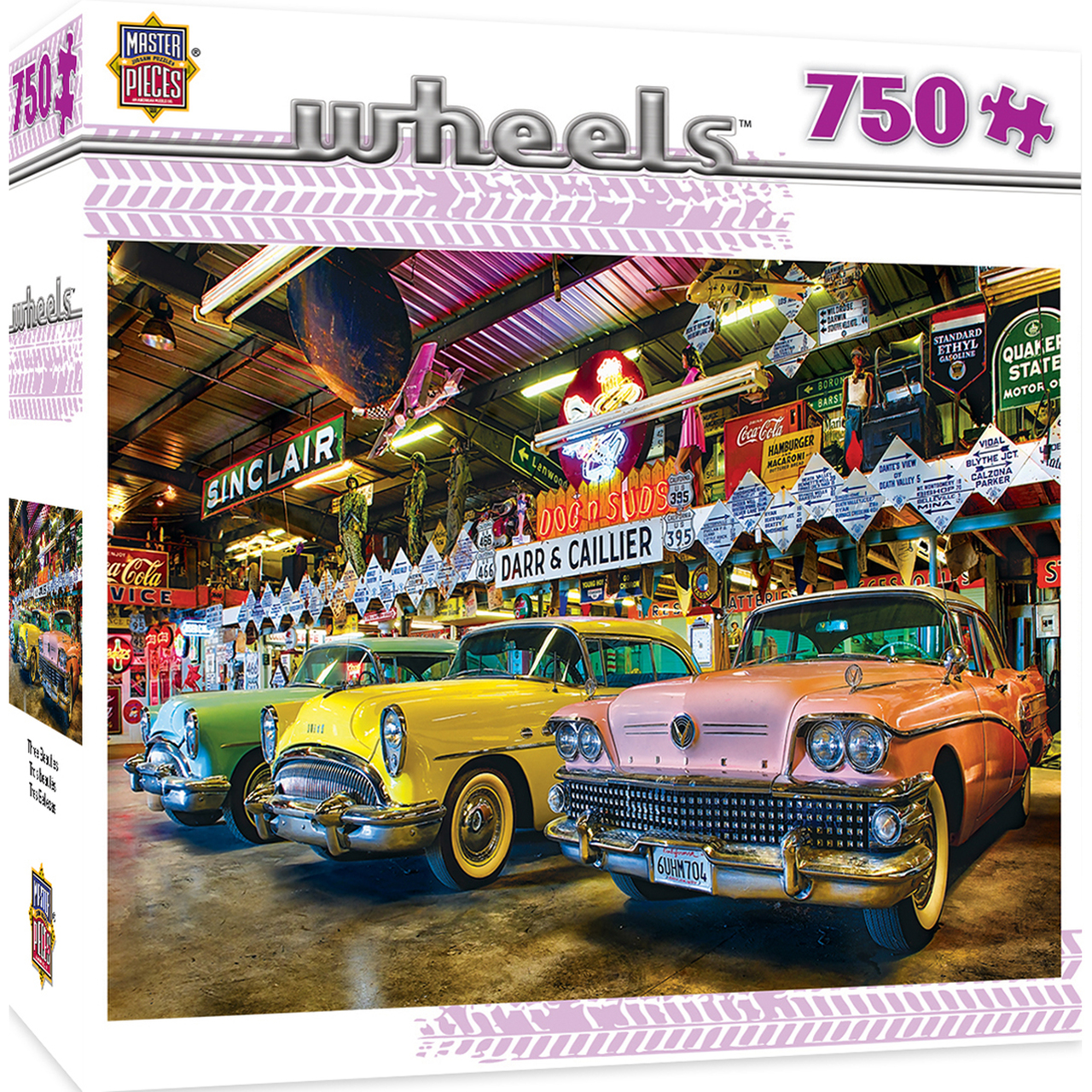 Leanin' Tree/MasterPieces Puzzle - #31689 Wheels: Three Beauties - 1000pc Jigsaw Puzzle