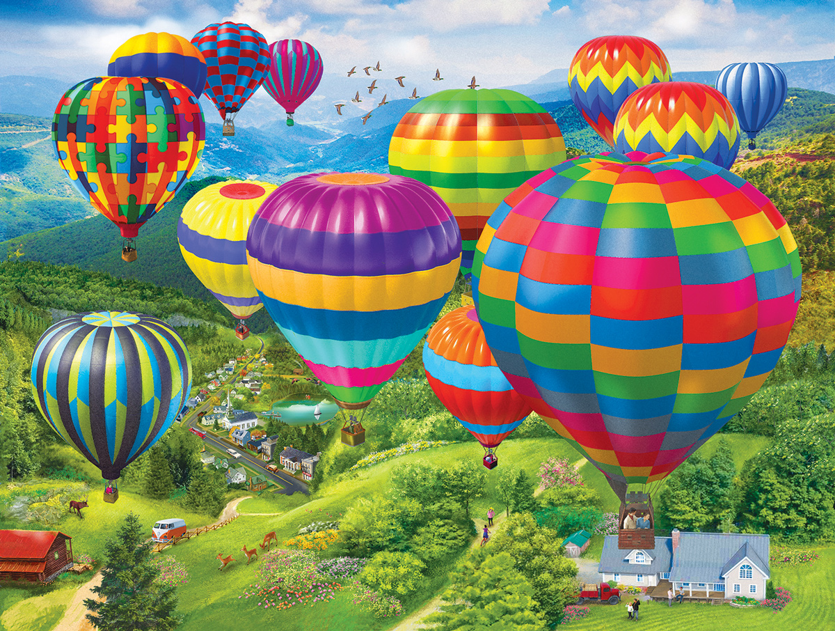 SunsOut Puzzle - #31908 Balloon Fest - 500pc Jigsaw Puzzle