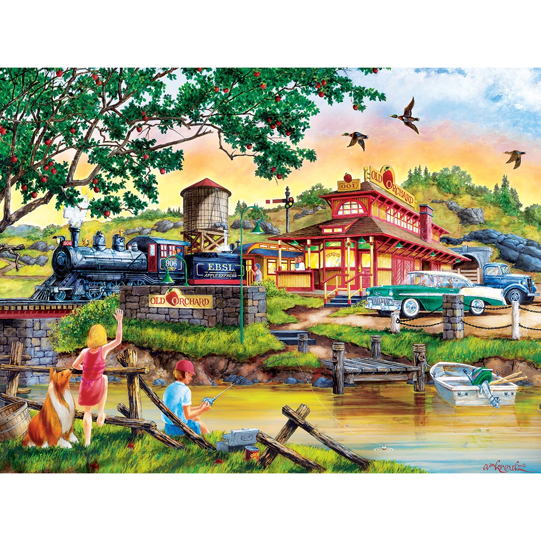 Leanin' Tree/MasterPieces Puzzle - #31932 - Apple Express - 550pc Country Escapes Jigsaw Puzzle