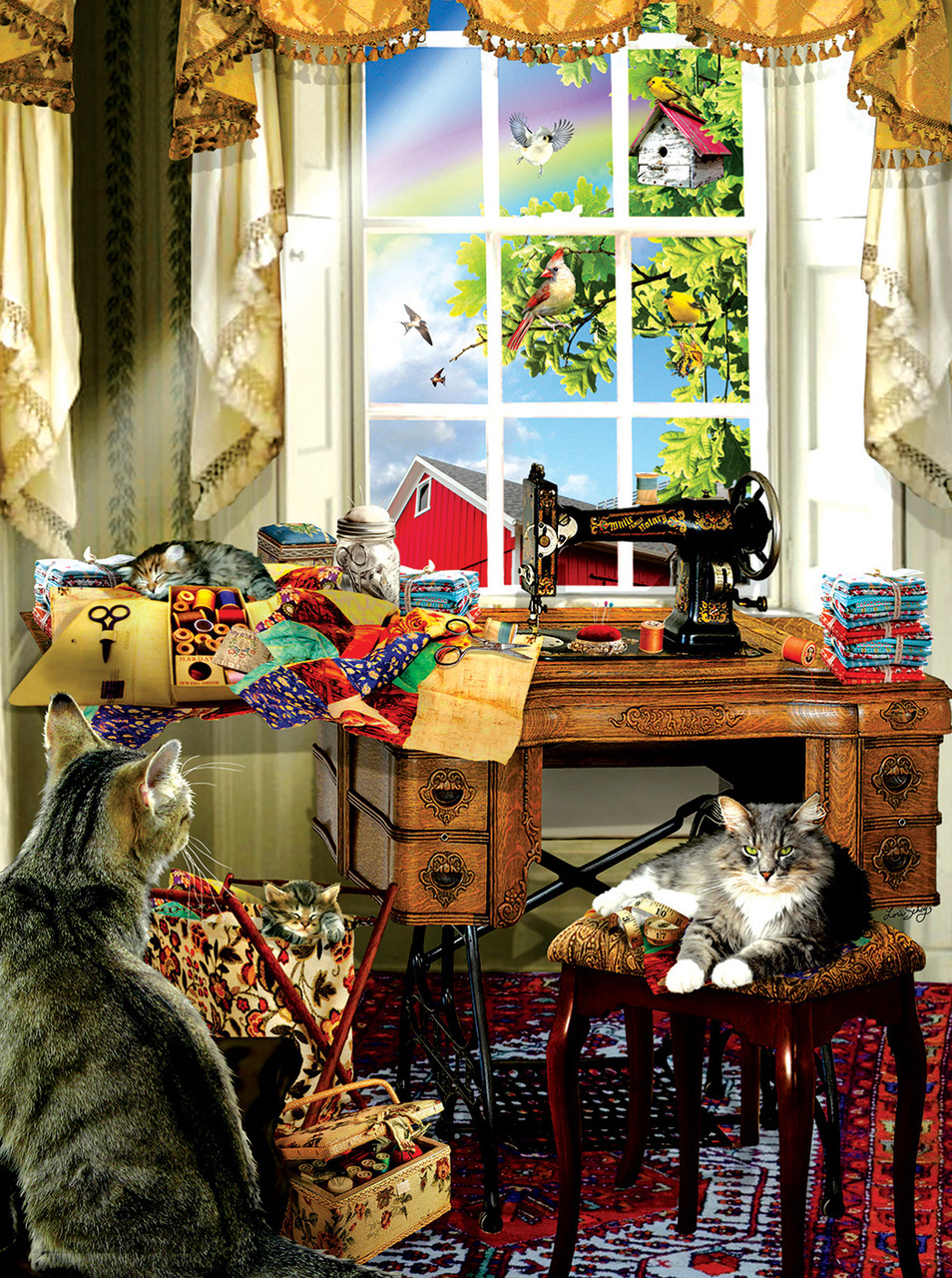 SunsOut Puzzle - #34983 The Sewing Room - 1000pc Jigsaw Puzzle