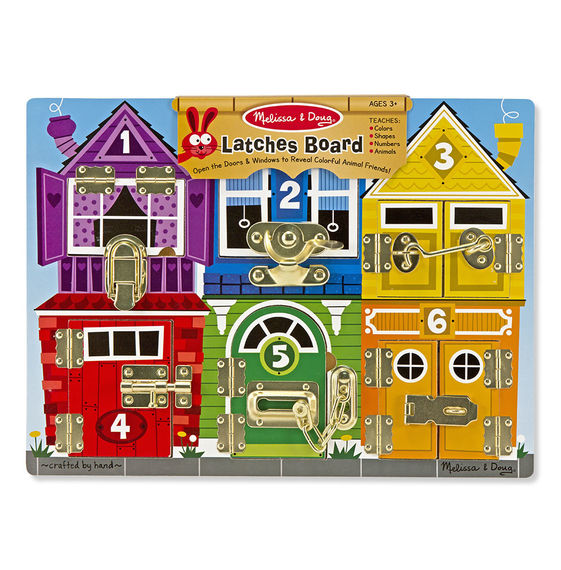 3785 - Melissa & Doug Wooden Latches Board