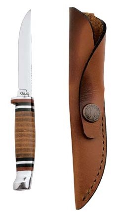 Case XX #00379 - Hunter, Leather - Fixed Blade